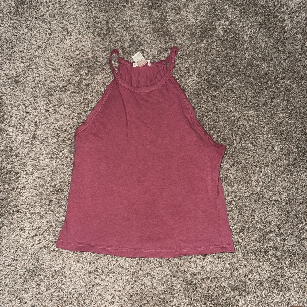 Bozzolo Mauve Halter Tank Top